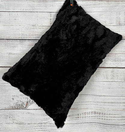Spooky Girl on Black Tuscany 41x60 Child/Toddler/Baby/Travel Minky Blanket with 13x19 Pillowcase