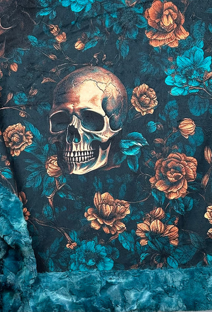 Skull on Mallard Luxe Large 55x79 Minky Blanket – DCMinkyBlankets