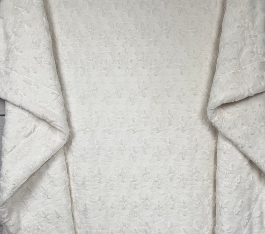 Natural Double Luxe XL 59x86 Large Minky Blanket