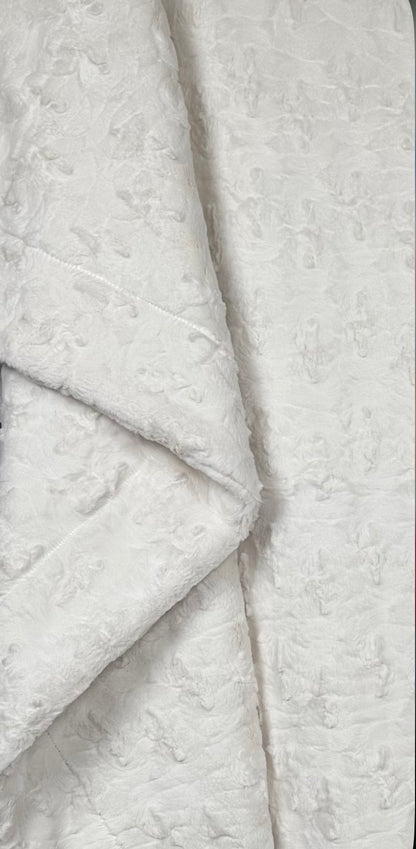 Natural Double Luxe XL 59x86 Large Minky Blanket