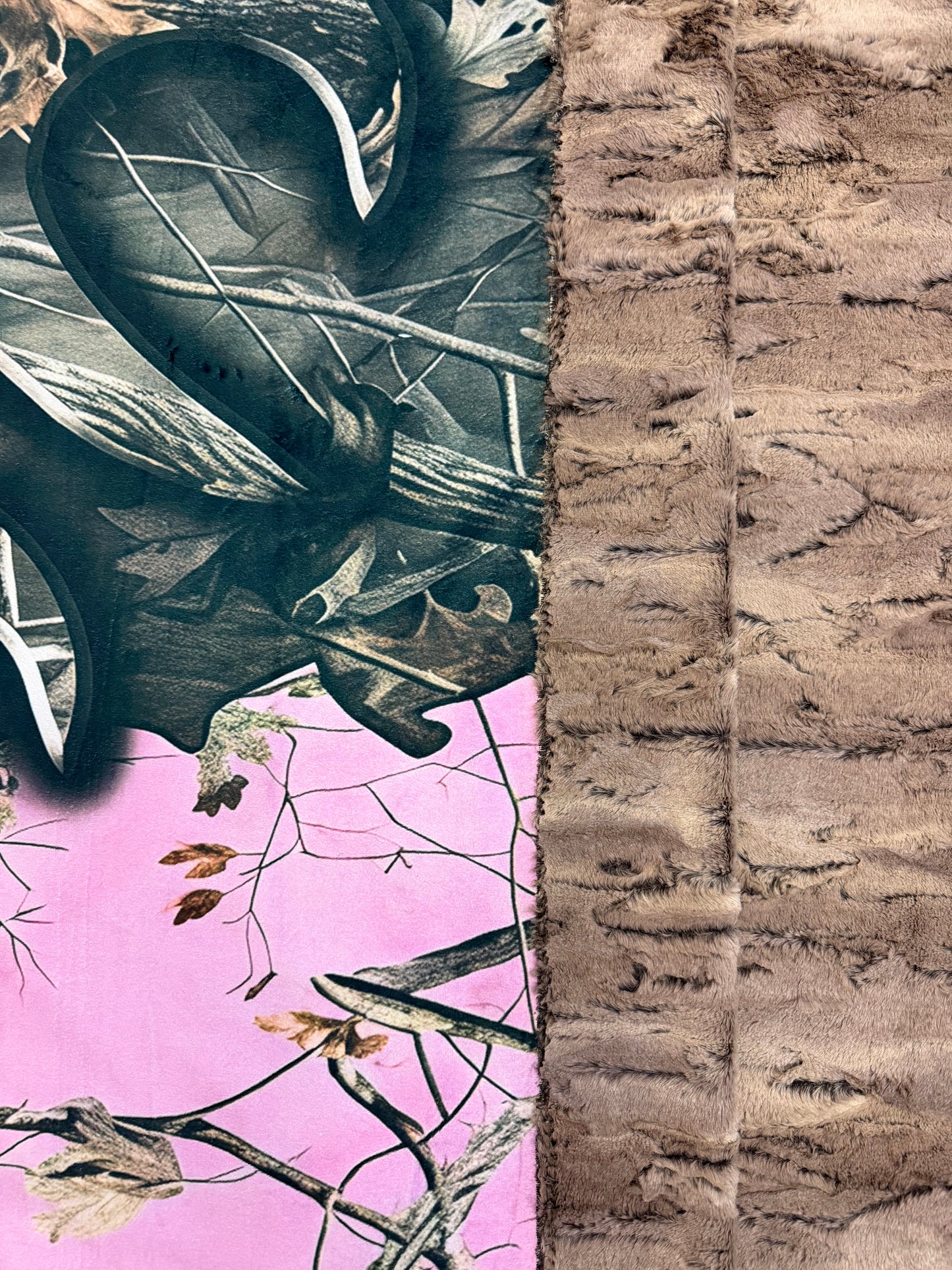 You and Me "We Got This" on Chestnut Luxe Personalized Large Minky  blanket (Custom)