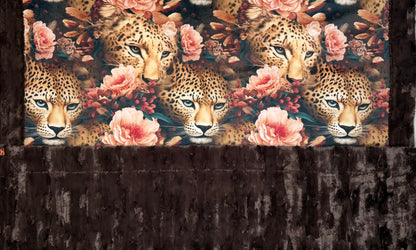 Leopard on Brown Luxe Large 56x79 Minky Blanket