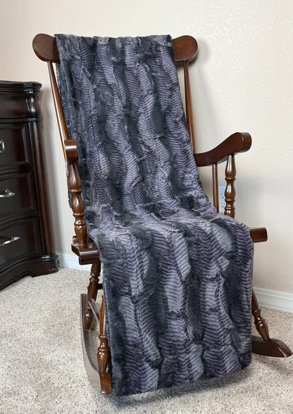 XL Mumba Double Luxe 60x84 Extra Wide Minky Blanket