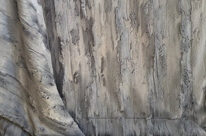 Silver Gray Double Luxe X-Wide Large 60x79 Minky Blanket